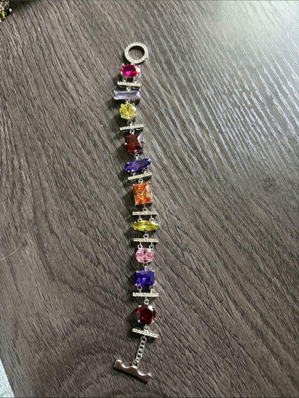 Park Lane Multi-Color Crystal Link Bracelet